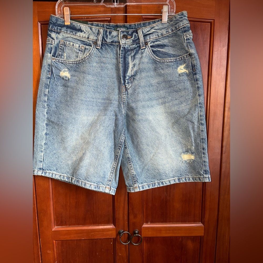 Wild Fable Distressed Light Blue Jean Shorts #1544